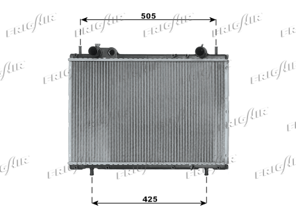 RAD. FIAT BRAVO/A MAREA A/C 1.9TD 75-100HP
