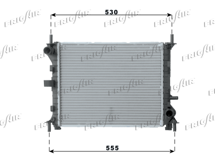 RAD. FORD FOCUS 1.4-1.6 98> NO A/C