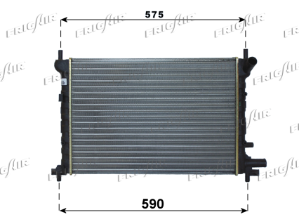 RAD. FORD FIESTA 1.3 95> A/C