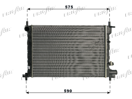 RAD. FORD FIESTA 1.2-1.4 95> A/C