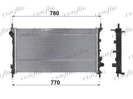 RAD. FORD TRANSIT CONNECT 02> 1.8 16V - 1.8Di 02>