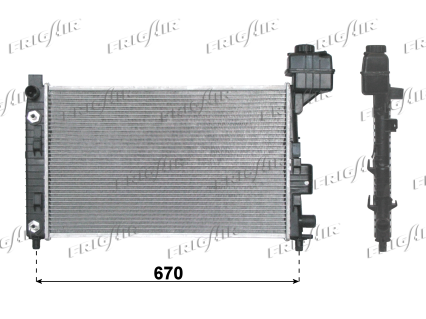 RAD. MERCEDES A CLASS W168 140-160-160CDI-190 M/A