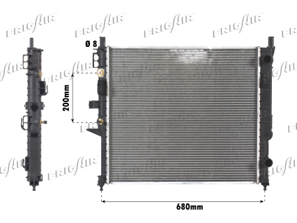 RAD. MERCEDES W163 - M CLASS 2.7CDI 99>05 M/A