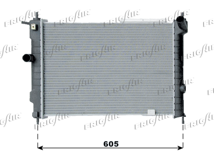 RAD. OPEL ASTRA F 91> 1.6-1.8-2.0 Bz - 1.7 Ds MT