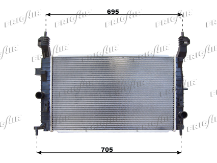 RAD. OPEL MERIVA 03> 1.7 DTI