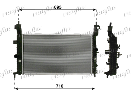 RAD. OPEL MERIVA 03> 1.4-1.6-1.8