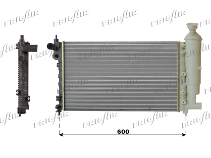 RAD. PEUGEOT 106 I 1.3-1.4-1.6 A/C