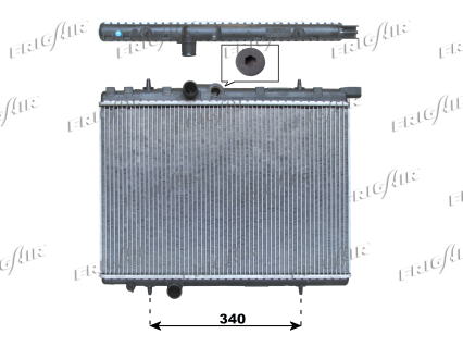 RAD. PEUGEOT 206 1.9D 98>