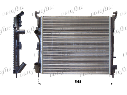 RAD. RENAULT CLIO 04> MT +/- 1.5 DCI