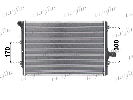 RAD. AUDI A3 II - VW GOLF V 2.0TDI-2.0TFSI +/- M/A