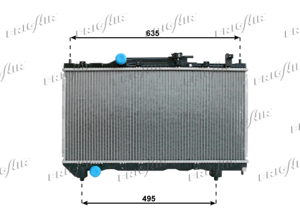 RAD. TOYOTA AVENSIS 1.6/1.8 97/00