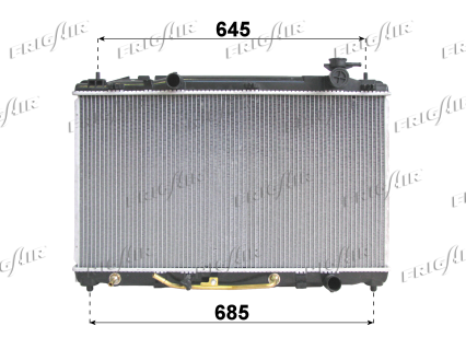 RAD. TOYOTA CAMRY 2.4Bz 06> AT