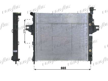 RAD. JEEP GRAND CHEROKEE 99> 4.7 V8 Bz +/- M/A