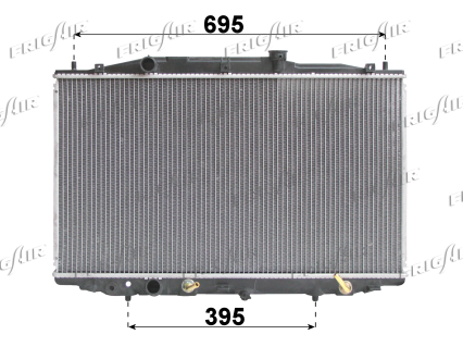 RAD. HONDA ACCORD VIII 2.4Bz 03>08 +/- M/A