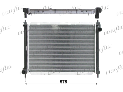RAD. NISSAN MICRA K12 03> 1.5DCI 06/05>