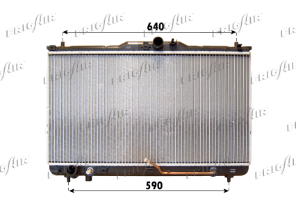 RAD. HYUNDAI SANTAFE 03> 2.0 CRDI A/C AT