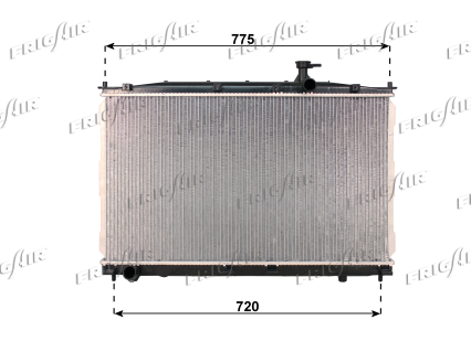 RAD. HYUNDAI SANTA FE II 2.2 CRDI - 2.7 BZ 06> MT