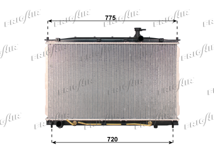 RAD. HYUNDAI SANTA FE II 2.2 CRDI - 2.7 BZ 06> AT