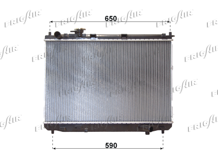RAD. KIA CARENS II 1.8 02> MT A/C