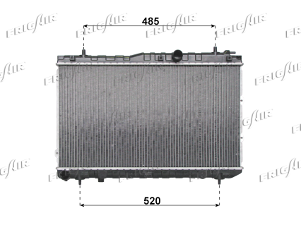 RAD. KIA CERATO 1.5 CRDI 04> MT A/C