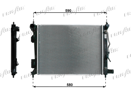 RAD. KIA RIO III-HYUNDAI SOLARIS 1.4-1.6 BZ AT