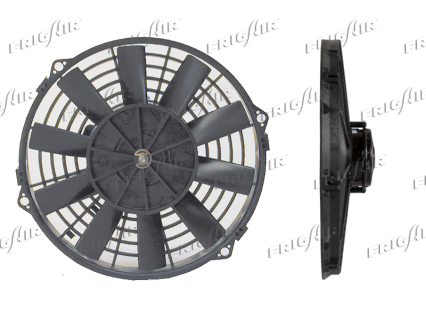 ELET.AS. Ø385mm 12V BLOW. - 88mm MOTOR