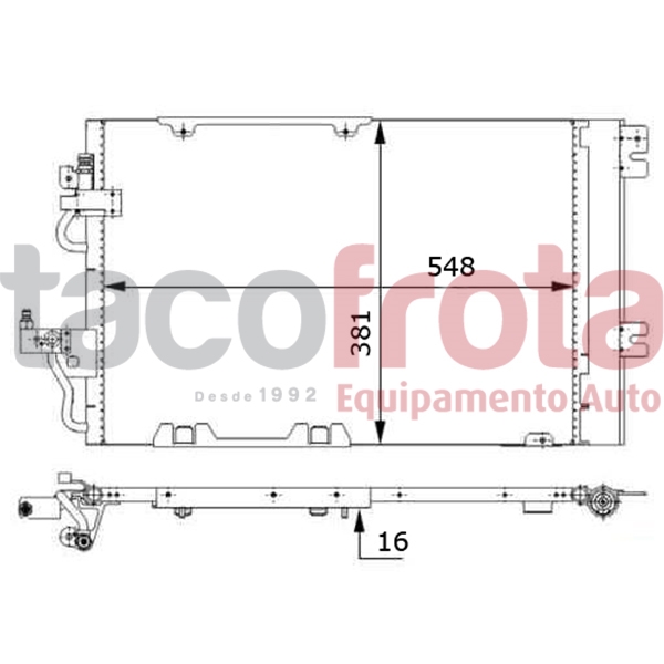 COND. OPEL ASTRA H 1.8 -2.2 AT 10/03>