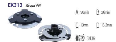 PRATO EMBRAIAGEM COMP. SANDEN PXE16-14