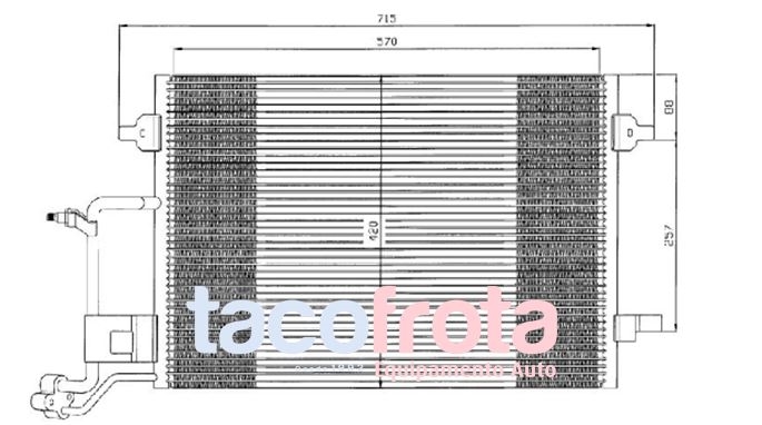COND. AUDI A4 1.9-2.5 TDI 97>