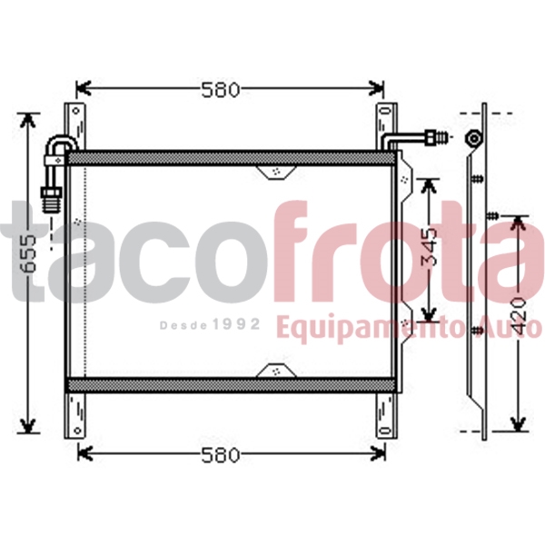 COND. DAF 95XF 97>02 OE:1327759-1387308