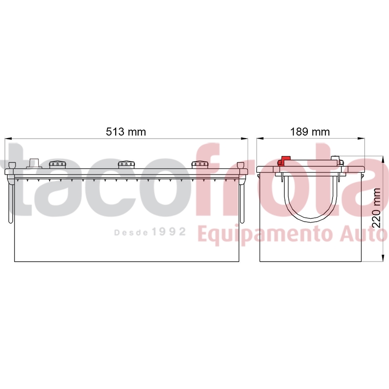 Bateria Dava Ecology 145AH (+ ESQ)