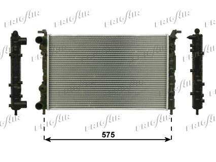 RAD. FIAT PALIO 100 A/C