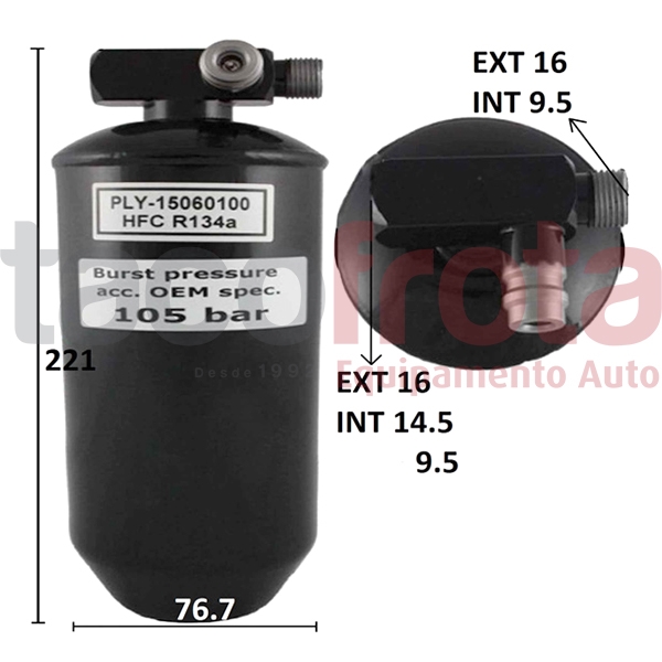 FILTRO A/C VOLVO / NEW HOLLAND