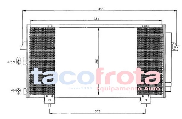 COND. TOYOTA RAV4 ACA 20R-21R 09/00>