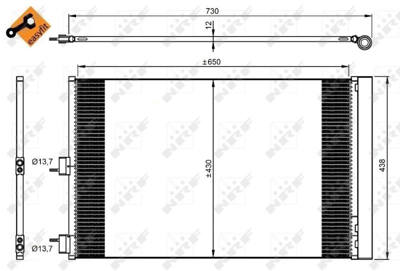 COND. MERCEDES A-SERIES 2.0 13-
