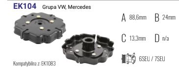 PRATO EMBRAIAGEM COMP. DENSO 6SEU12C