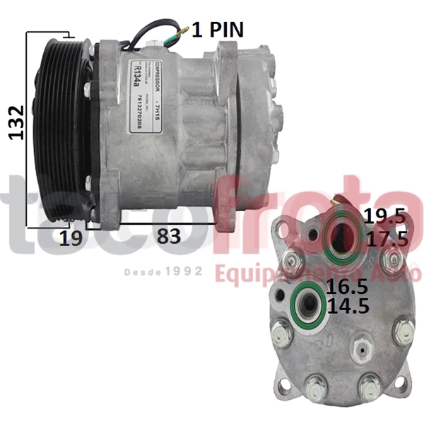 COMP. VOLVO FH12 / FH16 II SD7H15