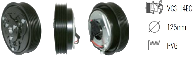 EMB. COMP. ZEXEL VCS-14EC 6P RENAULT