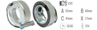 BOBINE COMP. DELPHI CVC 12V