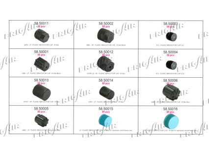 KIT TAPA CORPI VALVOLA 60 PEZZI