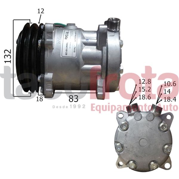 COMP. UNIVERSAL SD7H15 PK2 24V