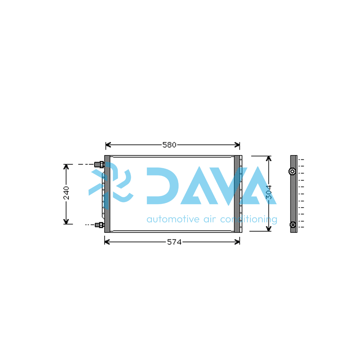 COND.STD HARRISON 539x303x19mm