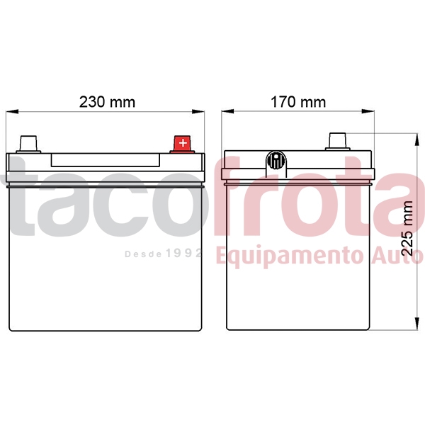 Bateria Dava Ecology 60AH (+ DTA)