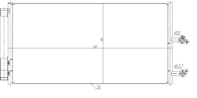 COND. VOLVO XC60 2.0D 17-