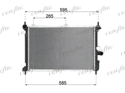 RAD. OPEL ASTRA 1.7 TURBO D 91>