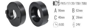 BOBINE COMP. DENSO 10PA 7SB/7SBU