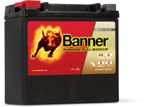Bateria Banner Running Bull AGM 12AH (+ ESQ) Backup