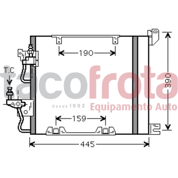COND. OPEL ASTRA H DIESEL 10/03>