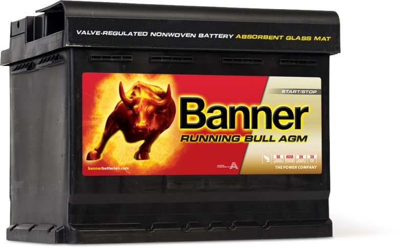 Bateria Banner Running Bull AGM 60AH (+ DTA) Start&Stop