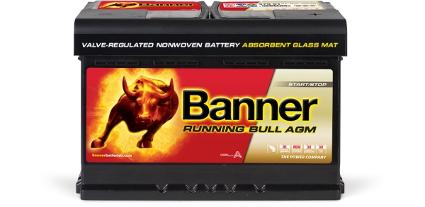 Bateria Banner Running Bull AGM 70AH (+ DTA) Start&Stop